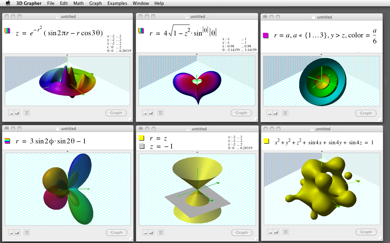 Graphing Calculator 3D Indir - 3 Boyutlu Grafik Yaratma Programı