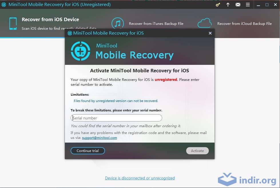 minitool mobile recovery for ios review